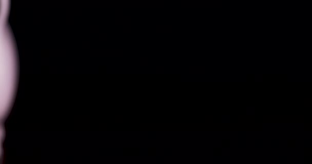 ダークウッド表面上のピギーバンクの遅いパンニング — ストック動画