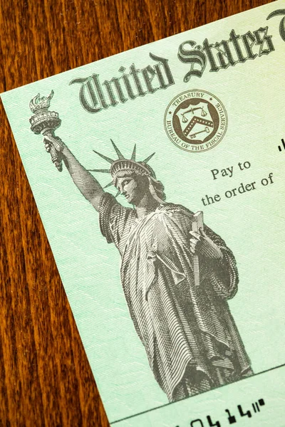 Estados Unidos Servicio Impuestos Internos Irs Check Desk — Foto de Stock