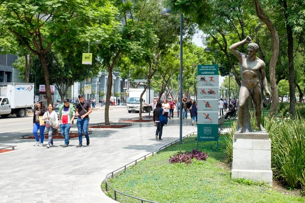 Famoso Parque Central Alameda Centro Histórico Cidade México — Fotografia de Stock