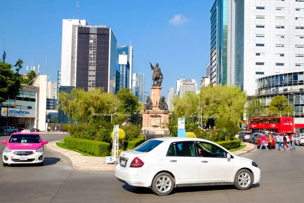 Das Christopher Columbus Monument Paseo Reforma Mexiko Stadt — Stockfoto