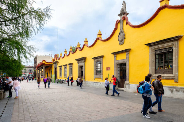 The town hall at the historic neighborhood of Coyoacan in Mexico City