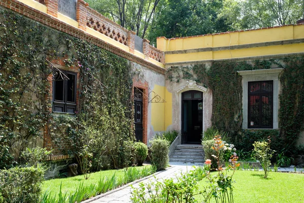 Casa Del Leader Sovietico Esiliato Leon Trotsky Coyoacan — Foto Stock