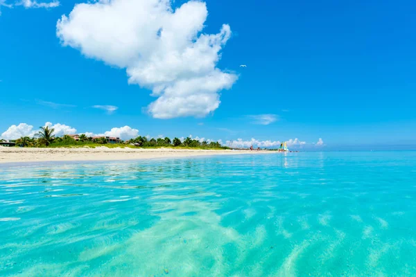 Όμορφη Παραλία Του Βαραδέρο Στην Κούβα Μια Ηλιόλουστη Καλοκαιρινή Μέρα — Φωτογραφία Αρχείου