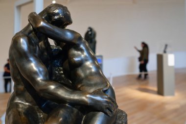 Auguste Rodin Soumaya Müzesi'nde tarafından öpücük