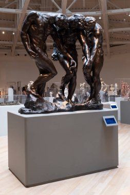 Auguste Rodin Soumaya Müzesi'nde tarafından üç tonları