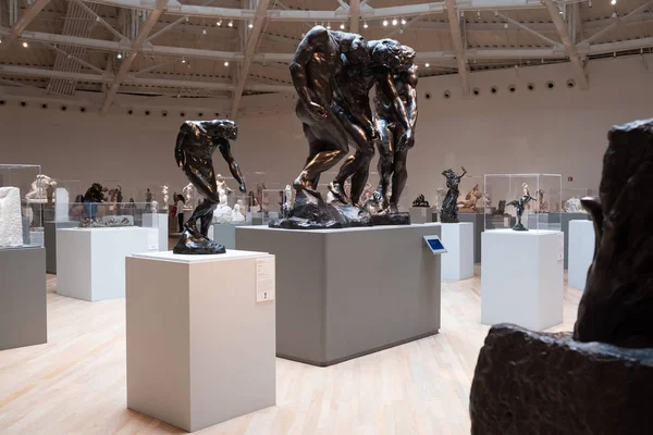 Três Sombras Auguste Rodin Museu Soumaya — Fotografia de Stock