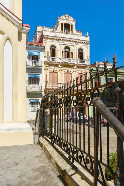 Hermosa Plaza Del Ángel Habana Vieja Colonial —  Fotos de Stock