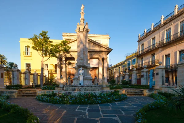 Templete Dans Vieille Havane Ancien Monument Colonial Marquant Site Fondation — Photo