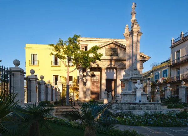 Templete Dans Vieille Havane Ancien Monument Colonial Marquant Site Fondation — Photo