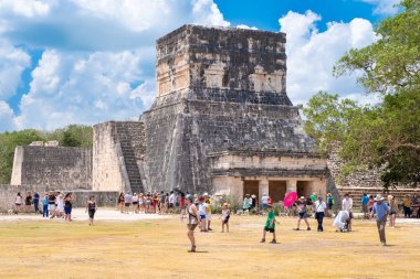 Chichen Itza antik kentinde Maya topu oyun arena