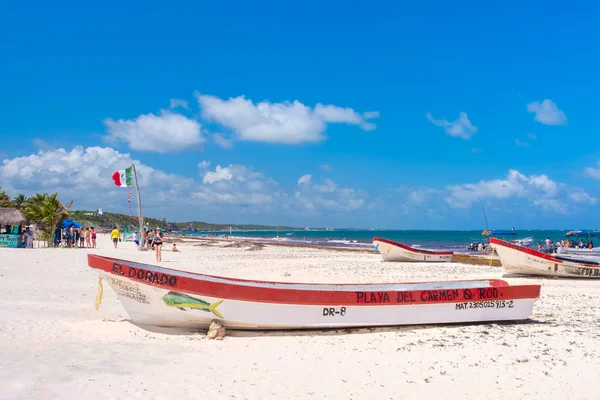 Stranden i Tulum på Maya Riviera i Mexiko — Stockfoto