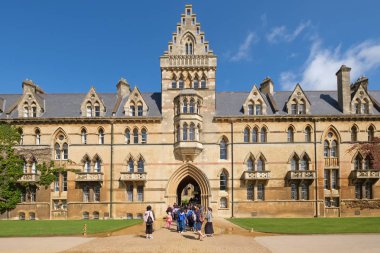 The Christ Church College at the University of Oxford clipart