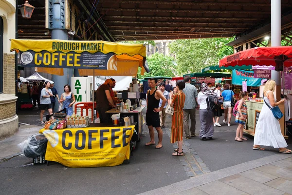 Słynny Borough Market w Londynie — Zdjęcie stockowe