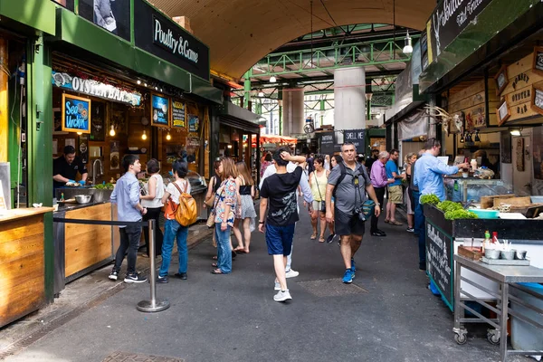 Der berühmte borough market in london — Stockfoto