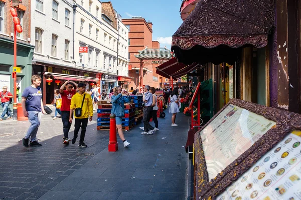 Chinatown w Londynie w pięknym letnim dniu — Zdjęcie stockowe