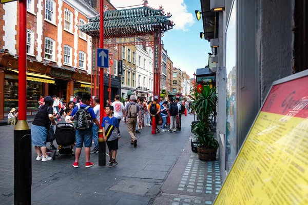 Chinatown w Londynie w pięknym letnim dniu — Zdjęcie stockowe