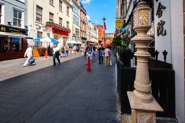 Chinatown in London an einem schönen Sommertag — Stockfoto