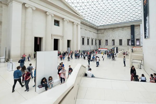 De grote Hof in het Britse museum in Londen — Stockfoto