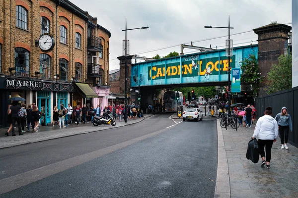 Londra'daki ünlü Camden Pazarı — Stok fotoğraf