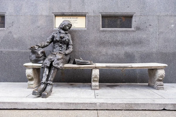 Monumento a Eleanor Rigby en Liverpool — Foto de Stock