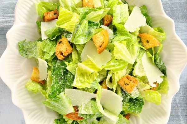 Closeup Caesar salát — Stock fotografie