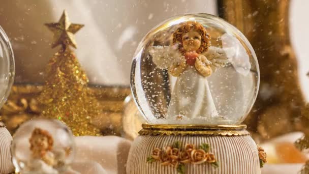 Decoración Navidad Para Temporada Adviento — Vídeos de Stock