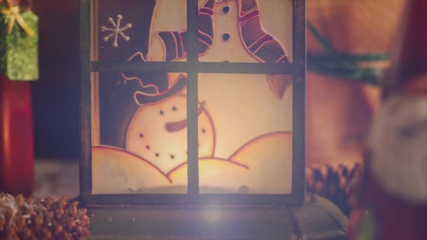 Christmas Decoration Advent Season — Stock Video