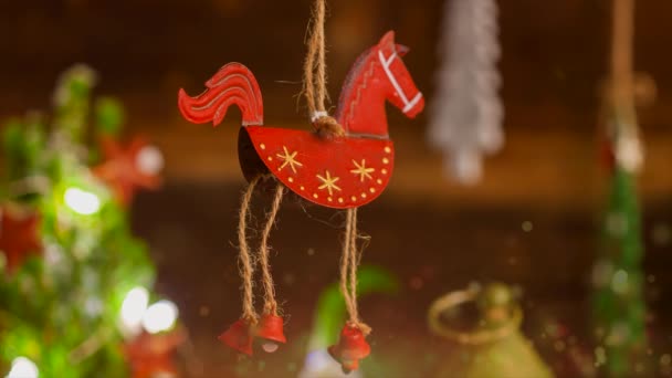 Christmas Decoration Advent Season — Stock Video