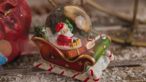 Рождественские Украшения Сезона Пришествий — стоковое видео