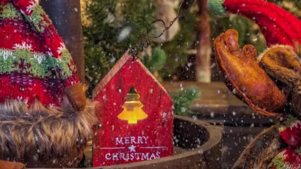 Christmas Decoration Advent Season — Stock Video