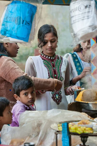 Raxaul Índia Nov Mulheres Indianas Não Identificadas Comemorando Chhas Novembro — Fotografia de Stock