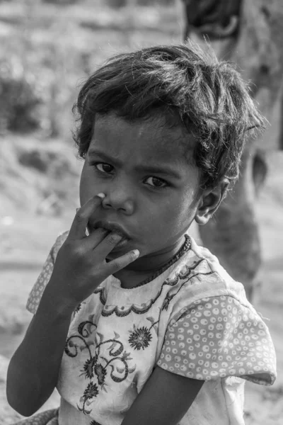 Unidentified Boy Small Village Called Tala Bandhavgarh National Park Madhya — Stock Photo, Image