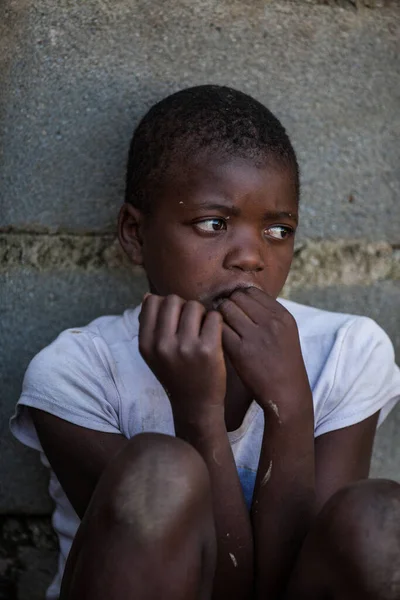 Mbabane Suazilândia Julho Retrato Jovem Suazi Não Identificado Julho 2008 — Fotografia de Stock