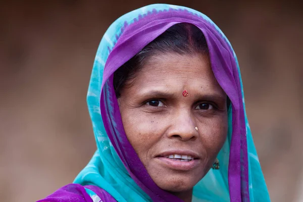 Raxaul Índia Mulher Indiana Não Identificada Raxaul Estado Bihar Índia — Fotografia de Stock