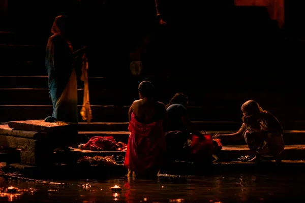Varanasi Uttar Pradesh India Centrale Aprile 2011 Sacerdote Indù Non — Foto Stock