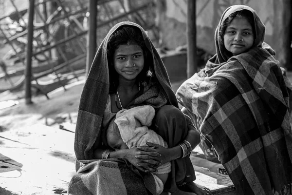 Неопознанные Индийские Женщины Раксауле Штат Бар Индия Ноябрь 2013 Года — стоковое фото