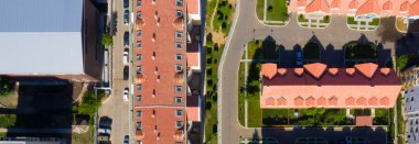 Moğolistan 'ın başkenti Ulaanbaatar' ın havadan görünüşü, yaklaşık Haziran 2019