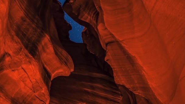 美国亚利桑那州安泰洛普峡谷波浪形地貌的慢镜头 — 图库视频影像