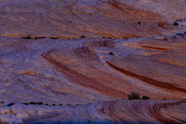 Curvy Rosa Paesaggi Colorati Della Valle Del Fuoco — Foto Stock