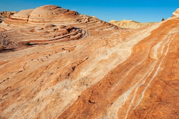 Primer Plano Disparos Rocas Valle Del Fuego — Foto de Stock