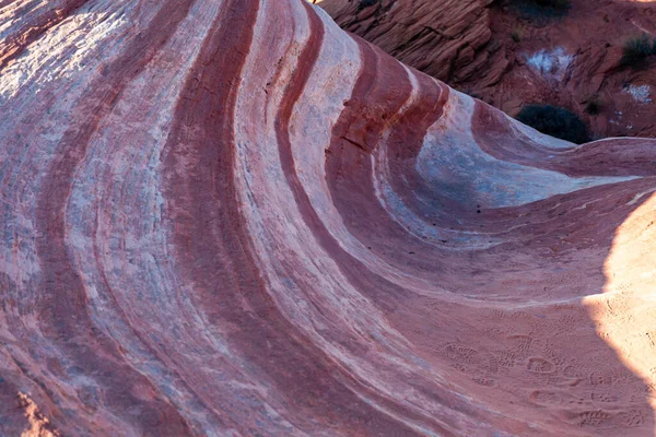 Curvy Rosa Paesaggi Colorati Della Valle Del Fuoco — Foto Stock