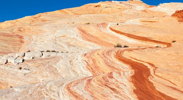 Curvy Pink Colored Landscapes Valley Fire — Stock Photo, Image