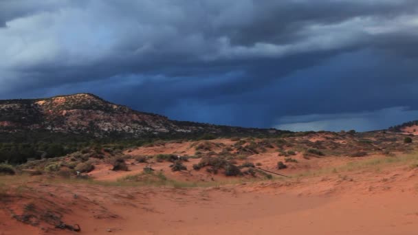 Images Côté Autre Paysage Naturel Avec Des Montagnes Rocheuses Sable — Video