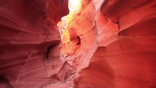 Képek Festői Csodálatos Alakú Narancs Rózsaszín Antilop Kanyon — Stock videók