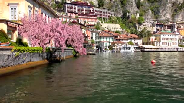 Limone Sul Garda Itália Abril 2015 Filmagem Limone Sul Garda — Vídeo de Stock