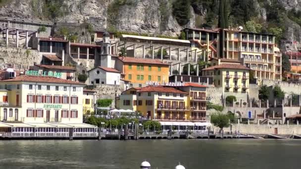 Limone Sul Garda Italy April 2015 Footage Limone Sul Garda — 图库视频影像