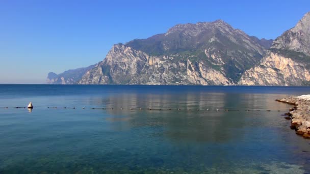 Belo Lago Garda Itália Lago Garda Italiano Lago Garda Lago — Vídeo de Stock