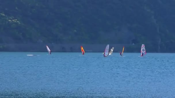 Bellissimo Lago Garda Italia Lago Garda Italiano Lago Garda Lago — Video Stock