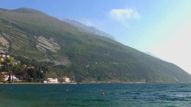 Озеро Гарда Рива Дель Гарда Италия — стоковое видео