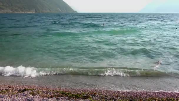 位于意大利Riva Del Garda的加尔达湖 — 图库视频影像